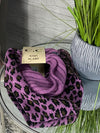 Just Like Mom KIDS CC Infinity Scarf in Purple Animal Print (SALE)
