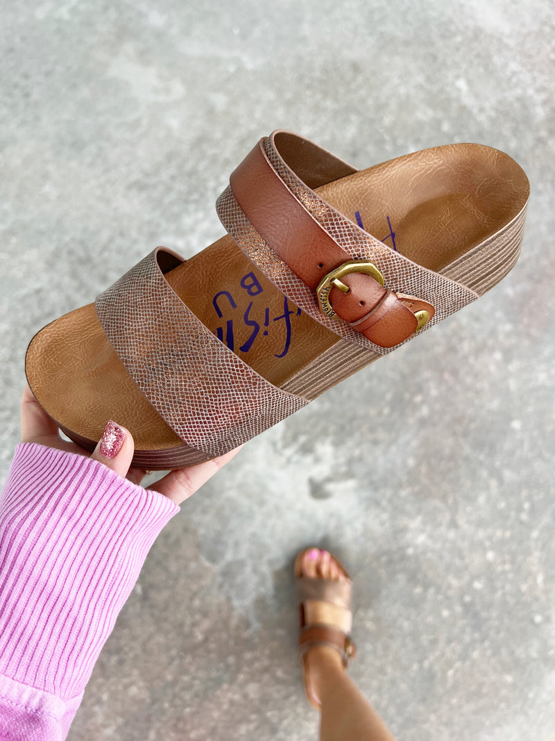 Blowfish Say Farewell Sandals in Bronze
