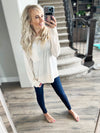 Space Between Sweater in Vanilla