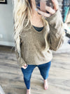 Expect Fun Brushed Top in Mocha