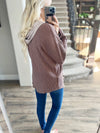 Need This Now Ribbed Shacket in Deep Mocha
