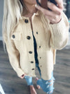 Fall in Love Shacket in Dusty Cream (SALE)
