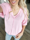 Key to My Heart Top in Pink