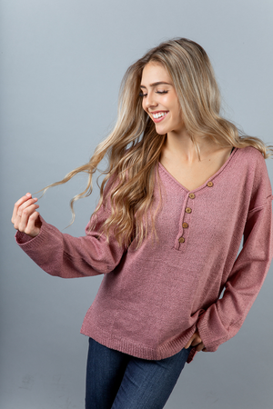 Like a Dream Sweater in Pink