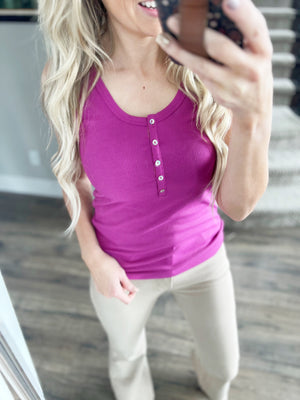 Sisterhood Henley Style Tank (Multiple Colors)
