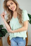 Sing Along V-Neck Top (Multiple Colors)