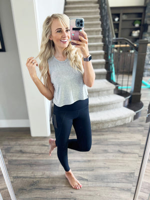 **Market Deal** Mono B Only Day Crop Tank Top (Multiple Colors)