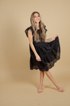 Being Real Eyelet Dress in Black