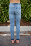 Risen Falling for It Light Wash Skinny Jeans