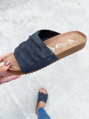 Very G Because of You Sandals in Black