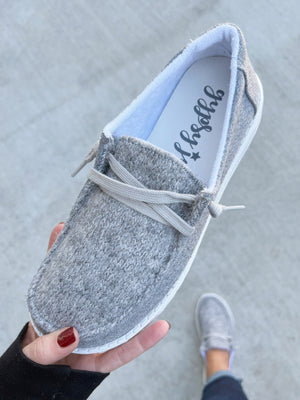 Gypsy Jazz Sweater Weather Sneakers in Gray