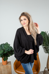 Keep It That Way Knit Cardigan in Black
