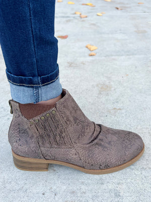 Blowfish Hear Me Out Booties in Walnut