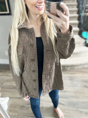 Coming Back Home Jacket in Mocha