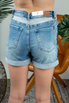 Judy Blue Going the Other Way 2-Tone Shorts