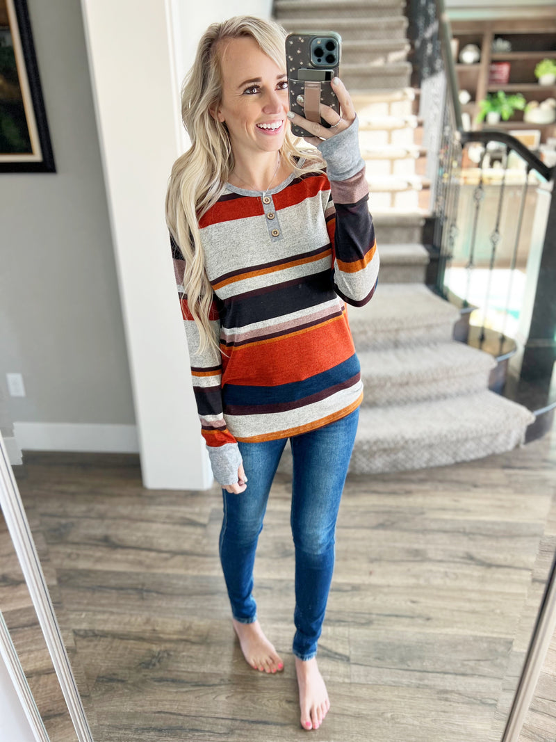 Magic in the Air Striped Long Sleeve