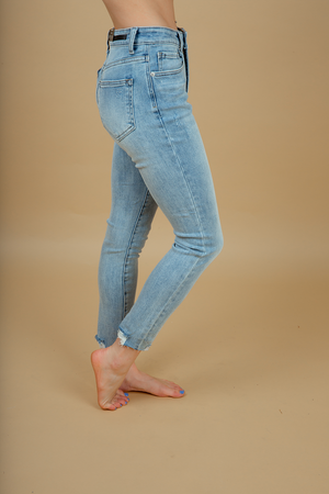 Risen A Different Time Light Wash Skinny Jeans