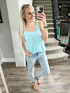 Coming In Floral Tank Top (Multiple Colors) (SALE)