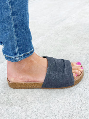 Very G Because of You Sandals in Black