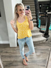 Coming In Floral Tank Top (Multiple Colors) (SALE)