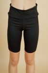 Mono B Saving Time Biker Shorts in Black (SALE)