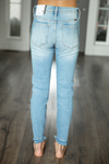 KanCan Hear It Distressed Light Wash Jeans (SALE)