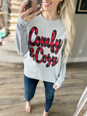 Cozy & Comfy Graphic Pullover Sweatshirt