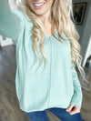 Falling In Love V-Neck Sweater (Multiple Colors)