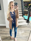 Happy Days Cardigan in Cocoa