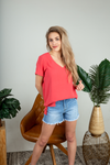 Sing Along V-Neck Top (Multiple Colors)