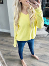 Falling In Love V-Neck Sweater (Multiple Colors)