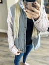 Sing It Loud Reversible Coat in Gray, Pink and Blue