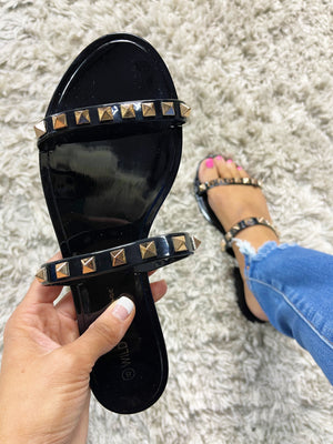 Never The Sandals in Black (SALE)