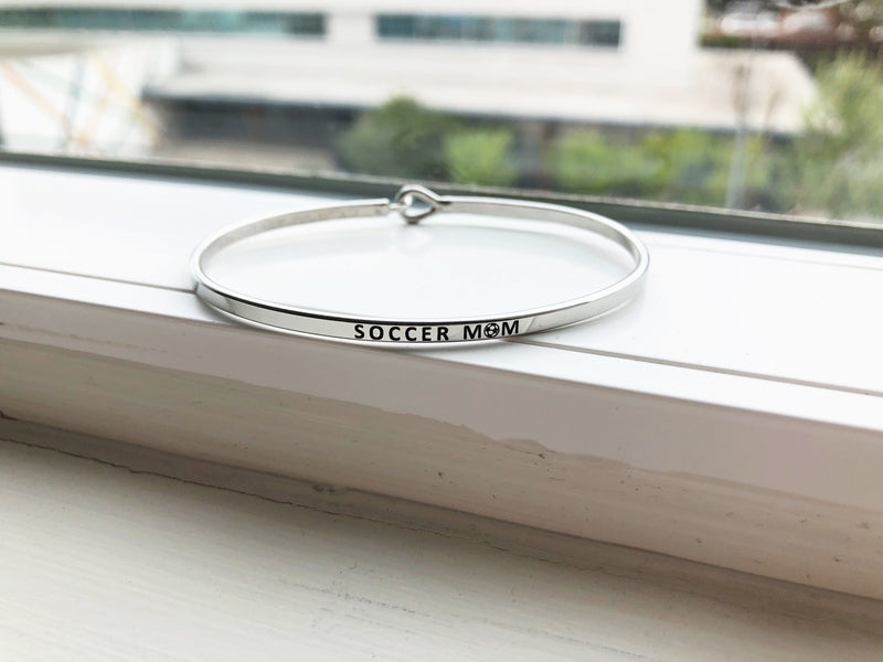 Make a Statement Stamped Bracelet (Soccer Mom)
