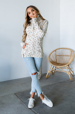 Ampersand Ave Always In My Mind Cowlneck Sweatshirt